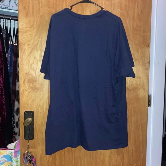 Men’s Blue Cotton Hanes T-shirt Size 2X - Picture 6 of 8